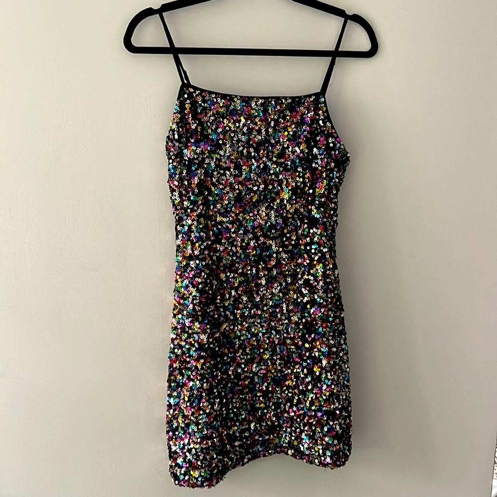 Sequin Mini Dress